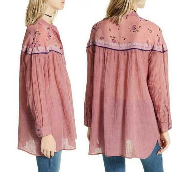 FREE PEOPLE Hearts & Colors Floral Striped - Picture 5 of 5